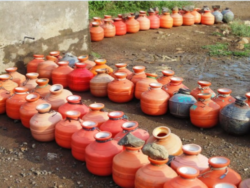 Water scarcity in Latur in drought of 2015 (Photo: SANDRP)